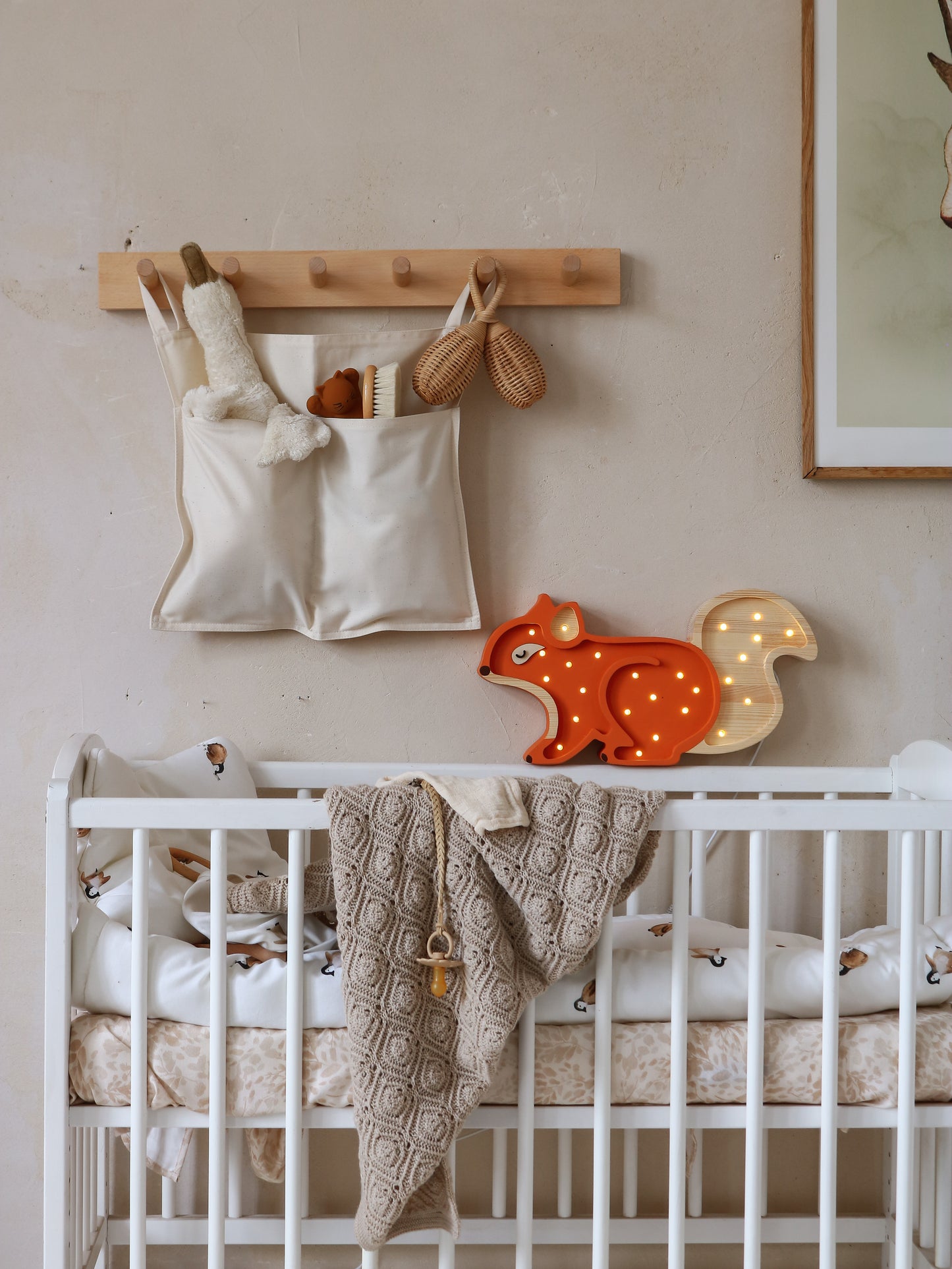 Little Lights Squirrel Night Light | Ginger Wood