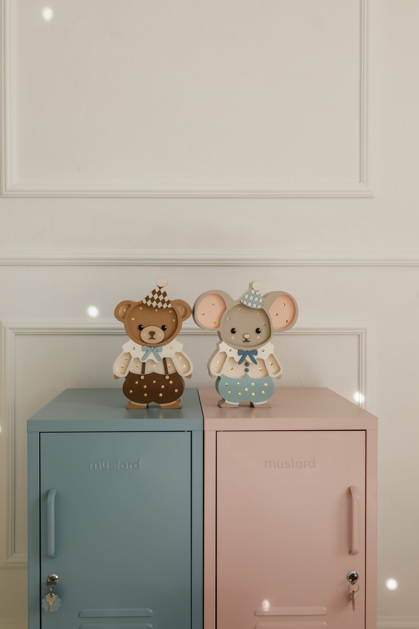 Lampka Nocna Myszka Felix Little Lights | Cloudy Blue