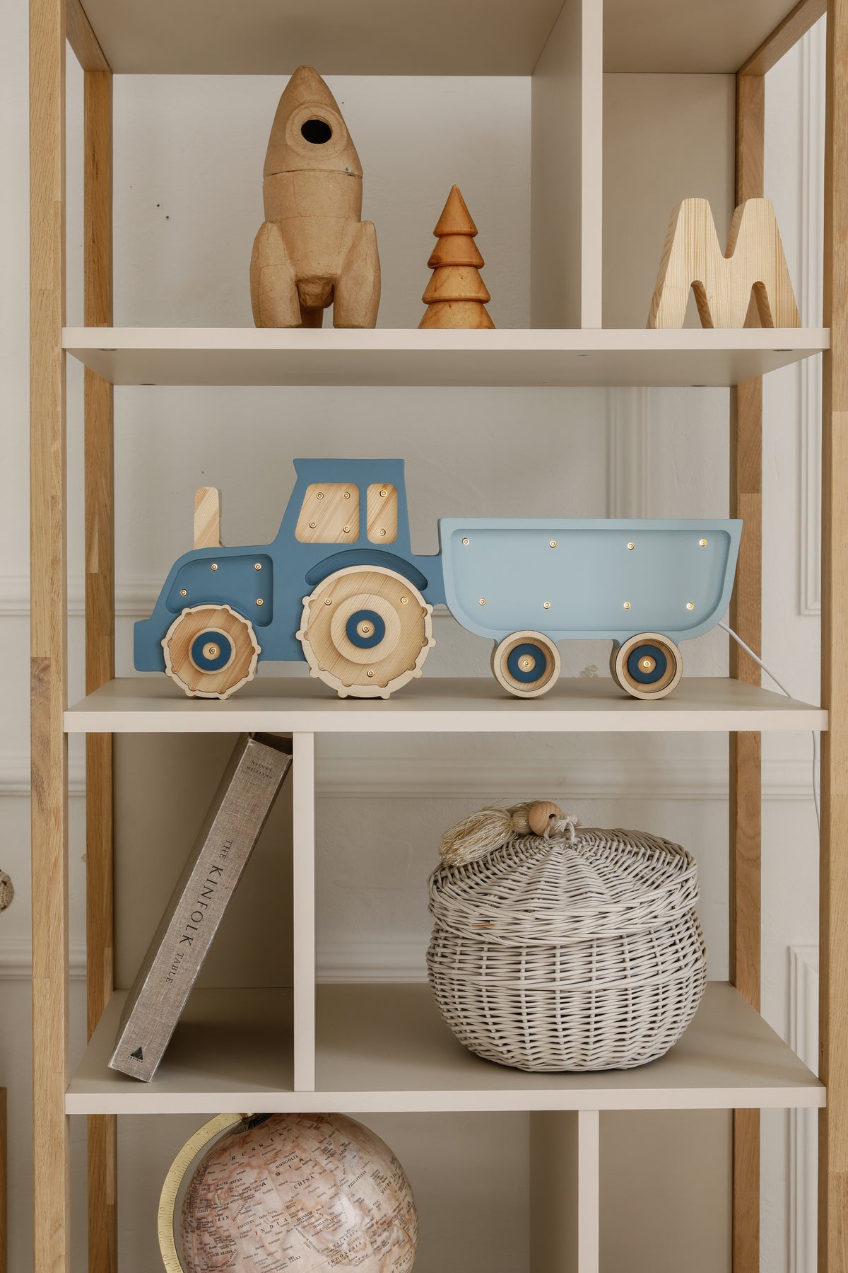 Little Lights Tractor Night Light  | Blue