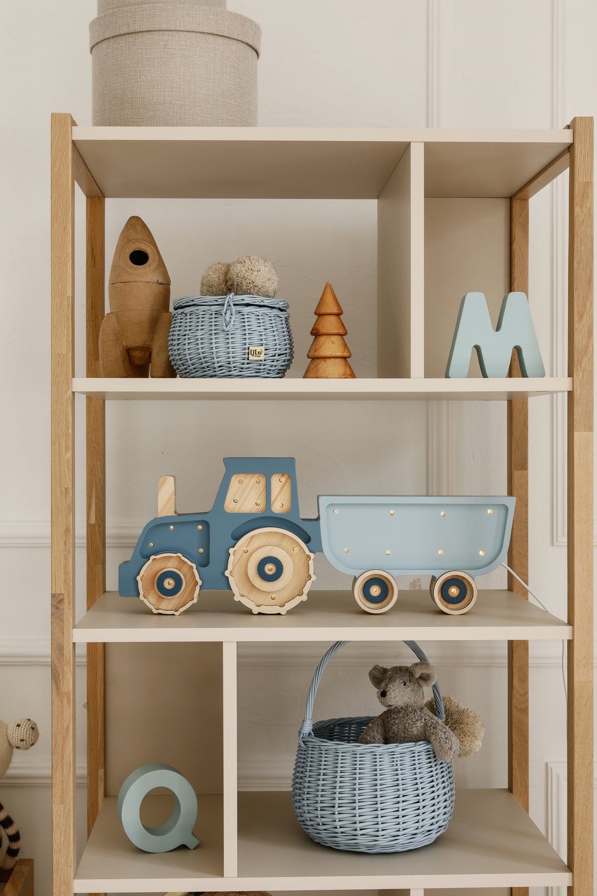 Little Lights Tractor Night Light  | Blue