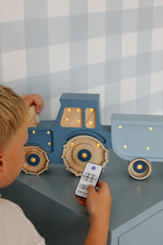Little Lights Tractor Night Light  | Blue