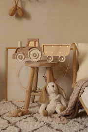 Little Lights Tractor Night Light  | Coffee Cream