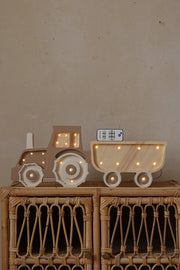 Little Lights Tractor Night Light  | Coffee Cream