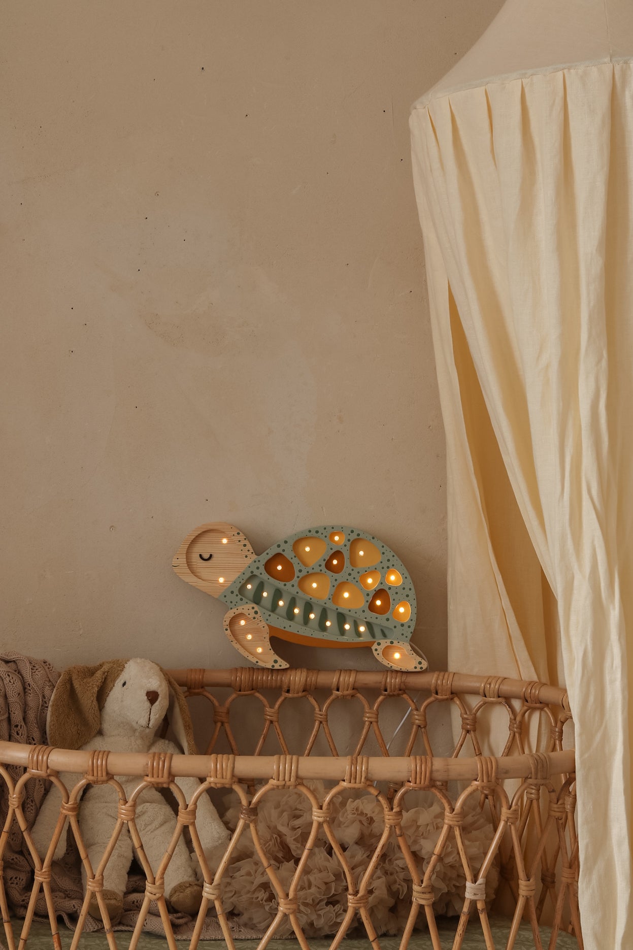 Little Lights Turtle Night Light | Galapagos Sage