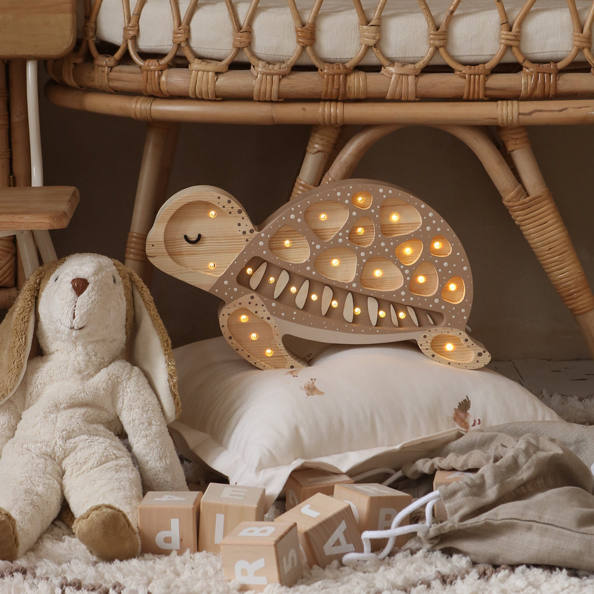 Little Lights Turtle Night Light | Sand Dune