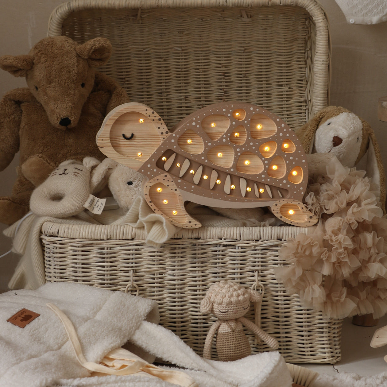 Little Lights Turtle Night Light | Sand Dune