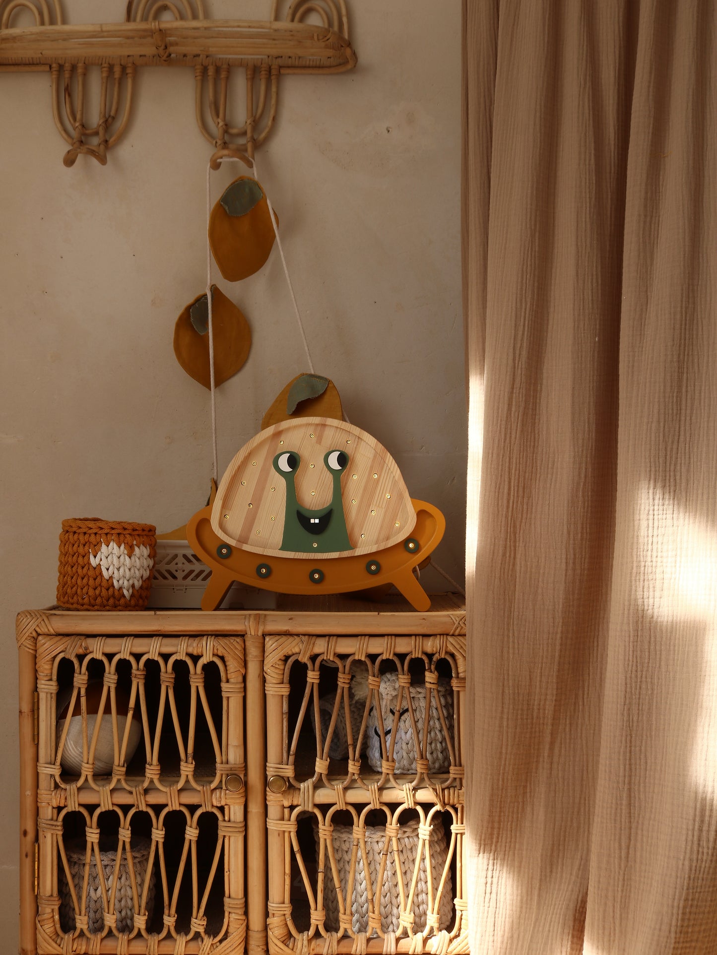 Little Lights UFO Night Light | Mustard