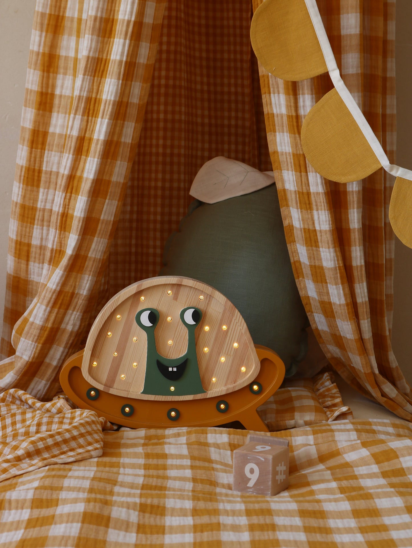 Little Lights UFO Night Light | Mustard