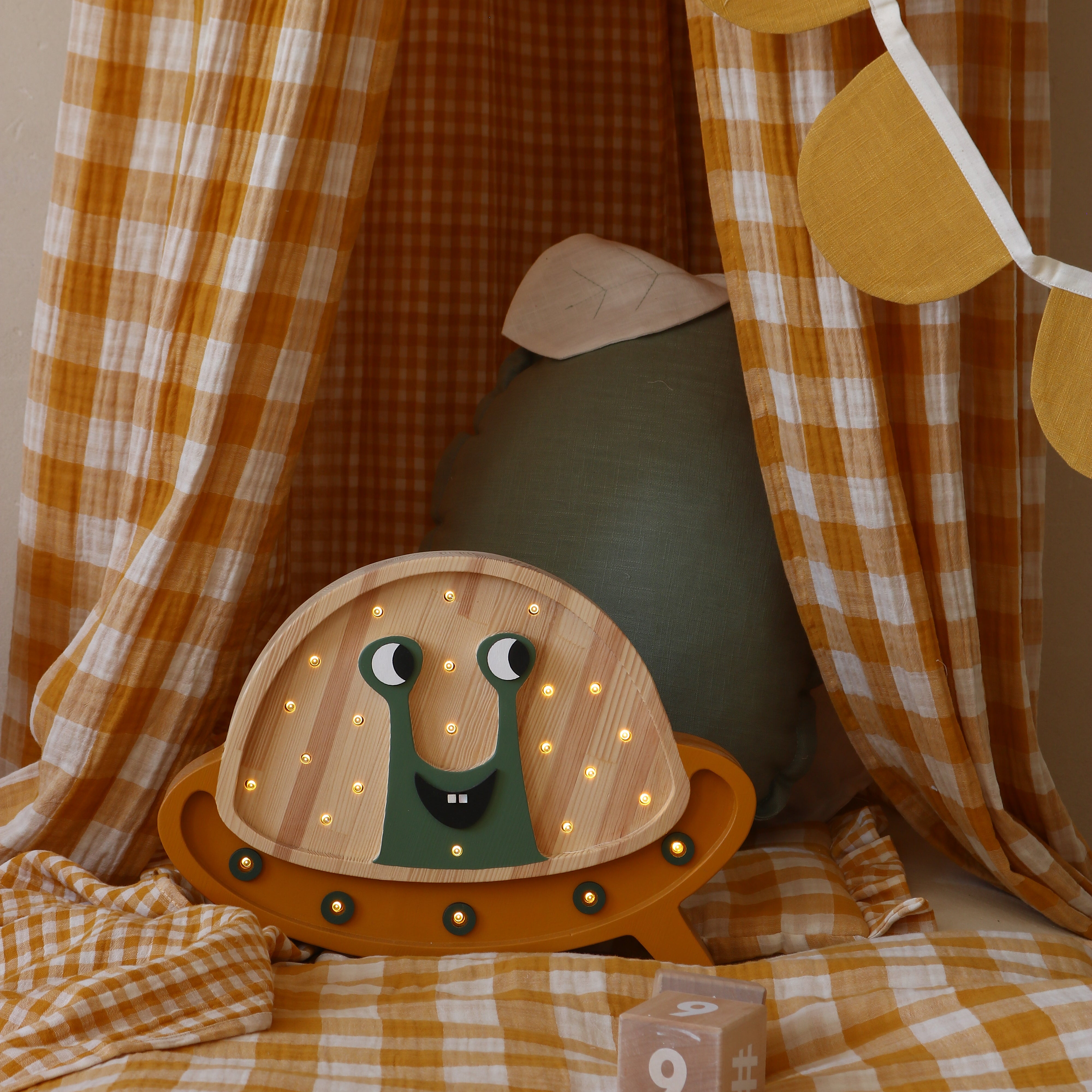 Little Lights UFO Night Light | Mustard