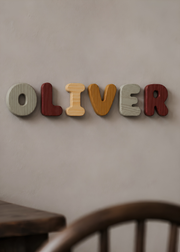 Wooden Bubble Letters | Vintage Garden