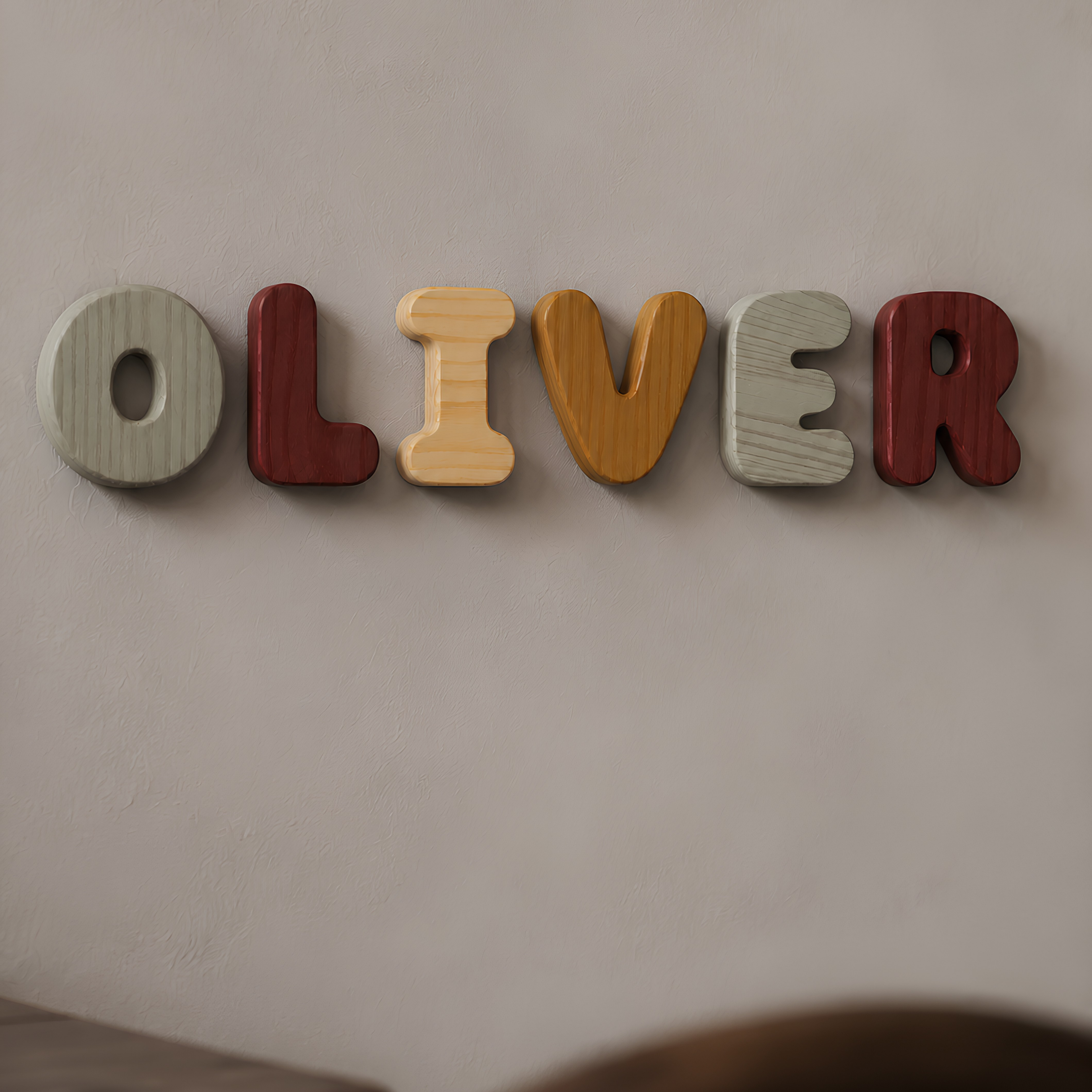 Wooden Bubble Letters | Create Your Own Name