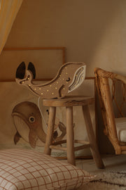 Lampka Nocna Wieloryb Little Lights | Cinamon Brown