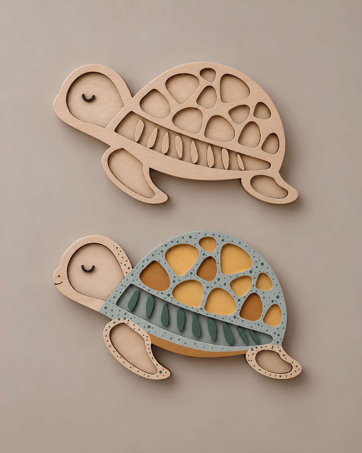 Little Lights Crafty Pack DIY Wooden Turtle