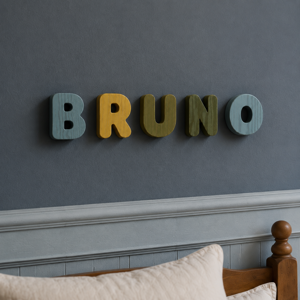 Wooden Bubble Letters | Create Your Own Name