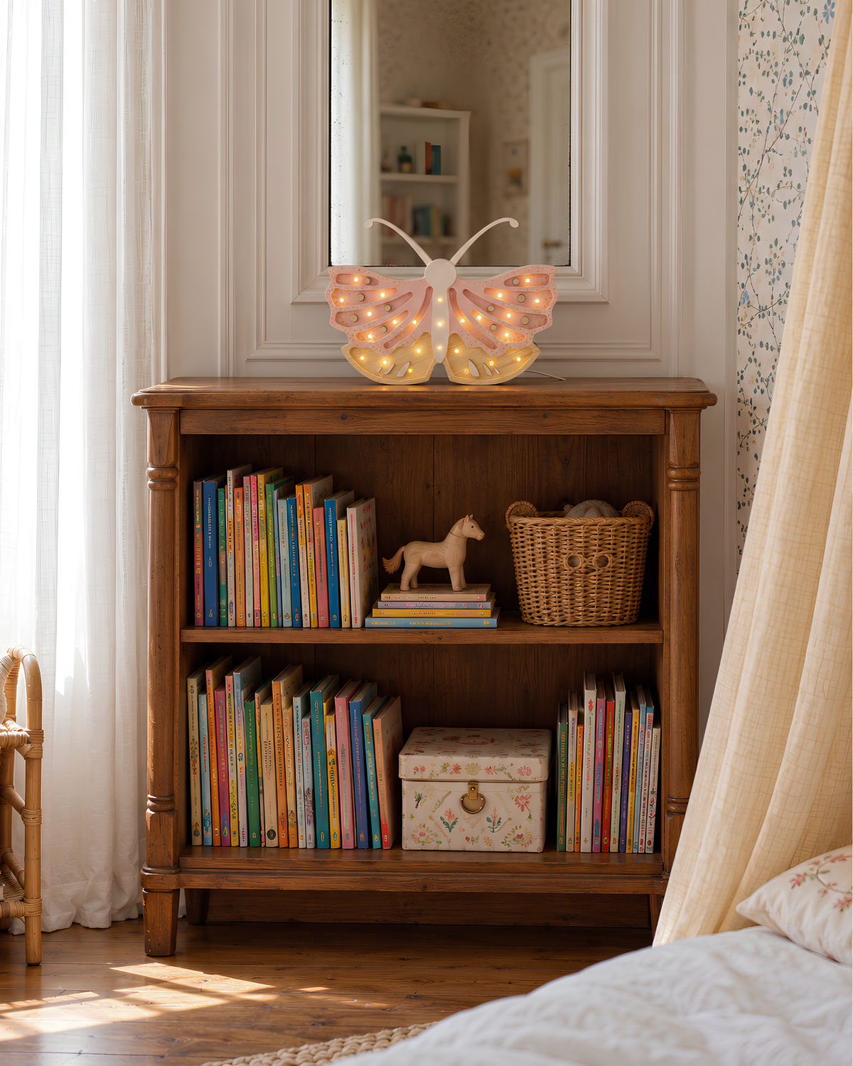 Little Lights Butterfly Night Light | Strawberry Cream