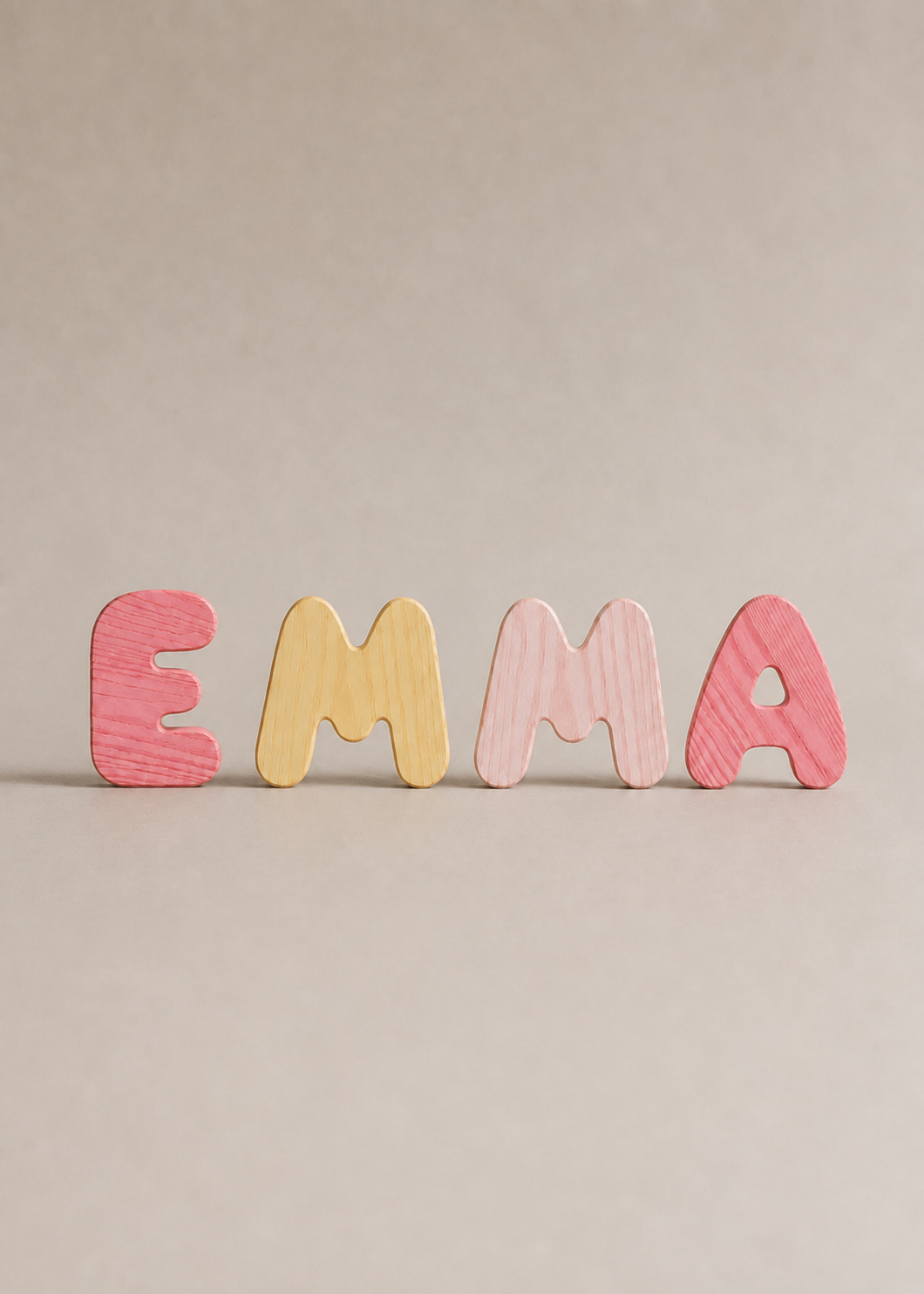 Wooden Bubble Letters | Create Your Own Name