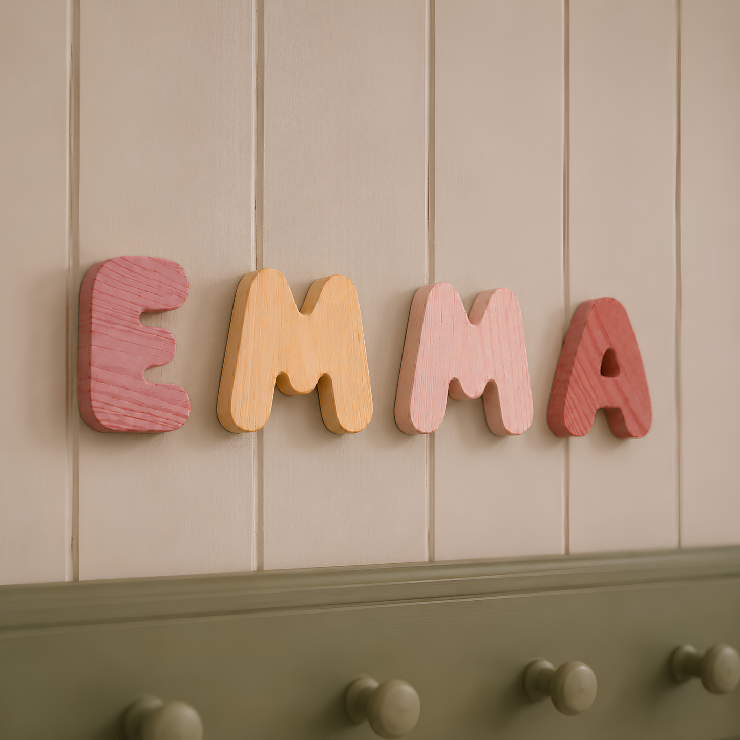 Wooden Bubble Letters | Create Your Own Name