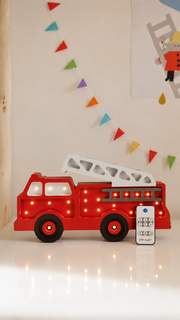 Little Lights Fire Truck Night Light | Red