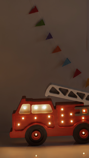 Little Lights Fire Truck Night Light | Red