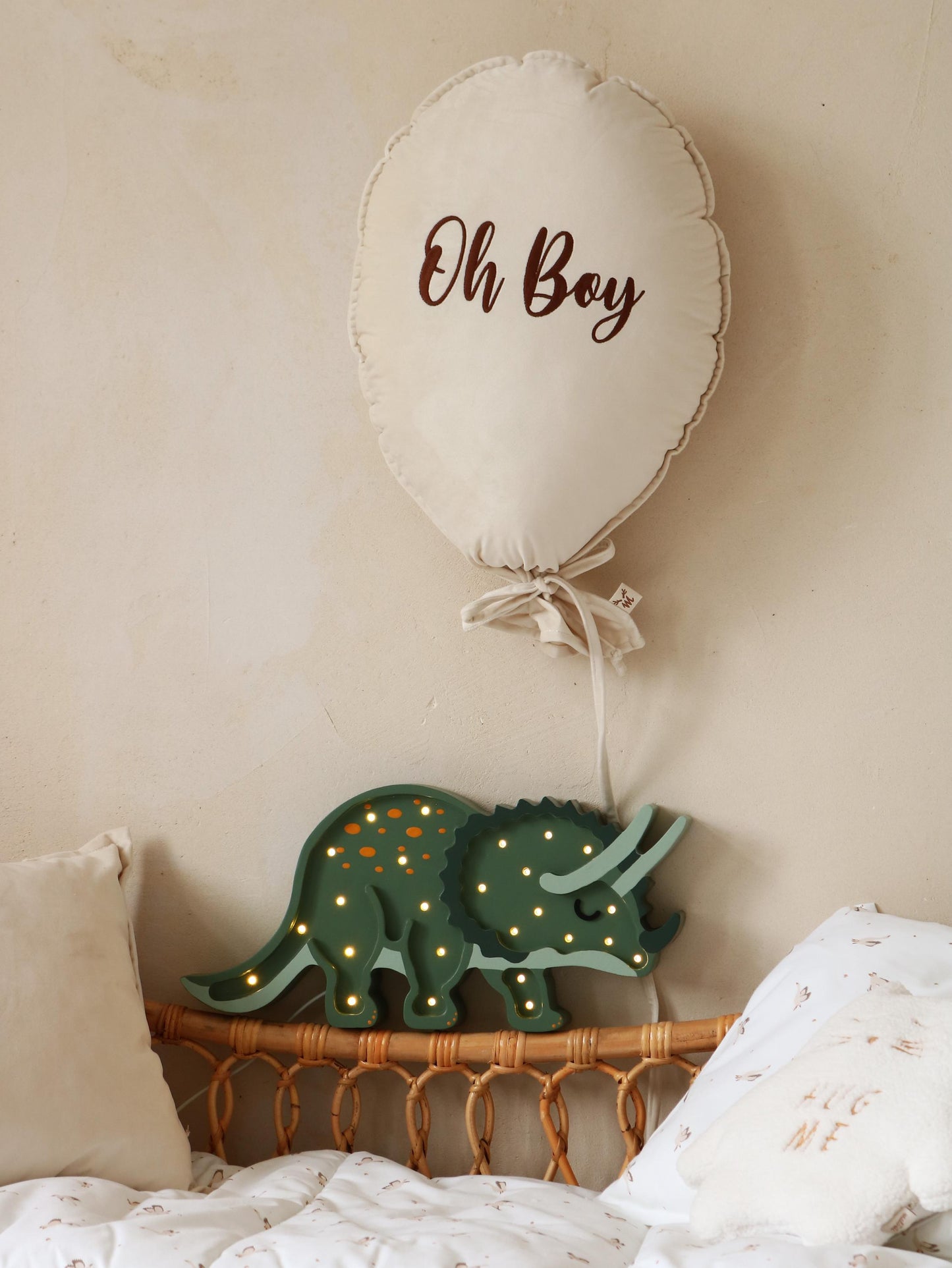 Triceratops Night Light Wooden Dinosaur Lamp Nursery Light Dino Room Decor Birthday Present Boys Kids Bedroom Lighting Dino Themed Nursery