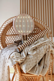 Heißluftballonlampe aus Holz, Nachtlicht, Kinderzimmer-Wanddeko, Montessori-Zimmer-Geschenk, Mädchen, Retro-Kinderzimmer, Rosa, Mädchen-Dekoration, Geburtstag, Zirkus