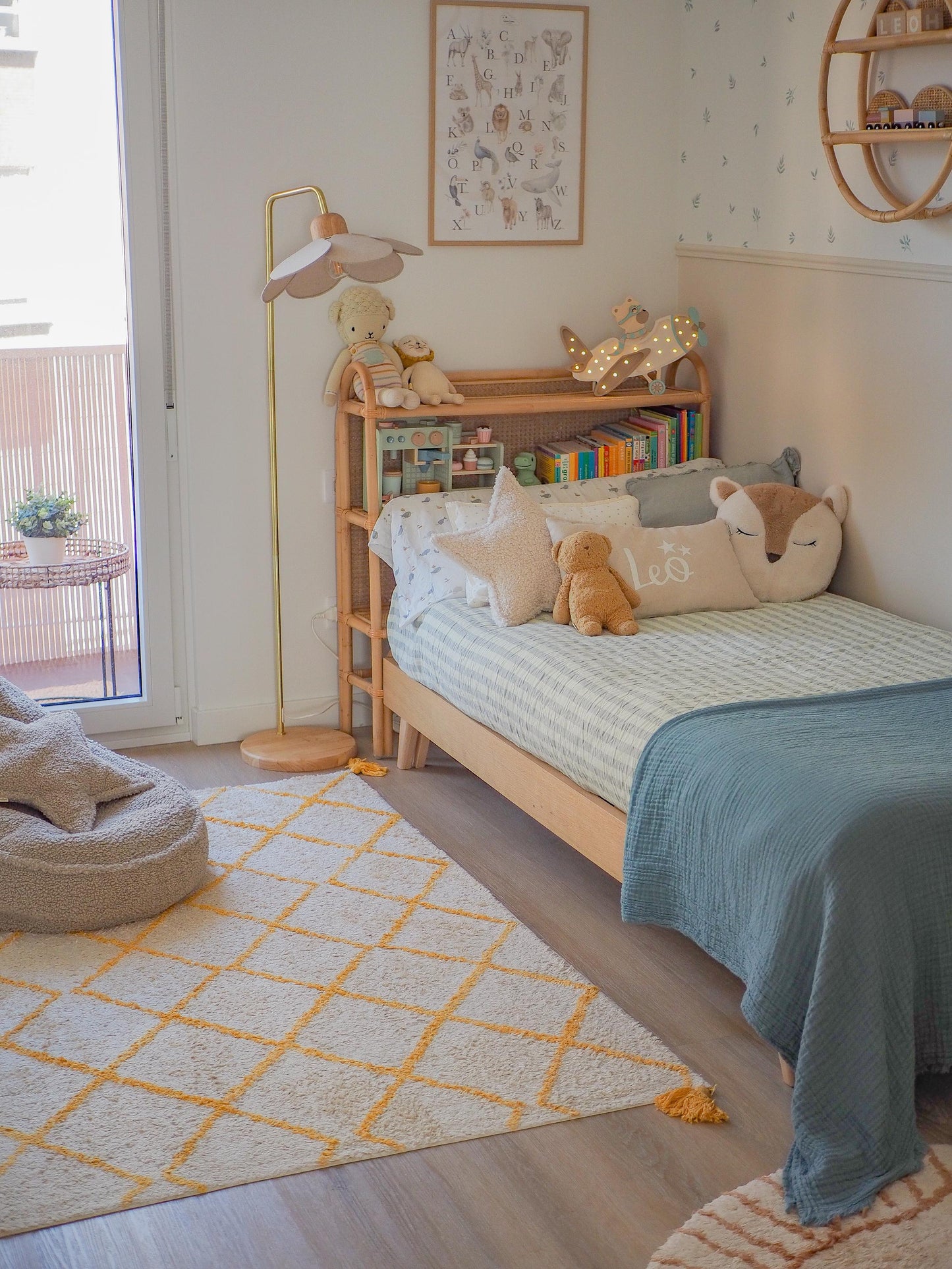 Holz-Nachtlicht Retro Flugzeuglampe Kinderzimmer Beige Deko Handgemacht Reisen & Abenteuer für Kinderzimmer Bär im Flugzeug Lampe Pilot Bär