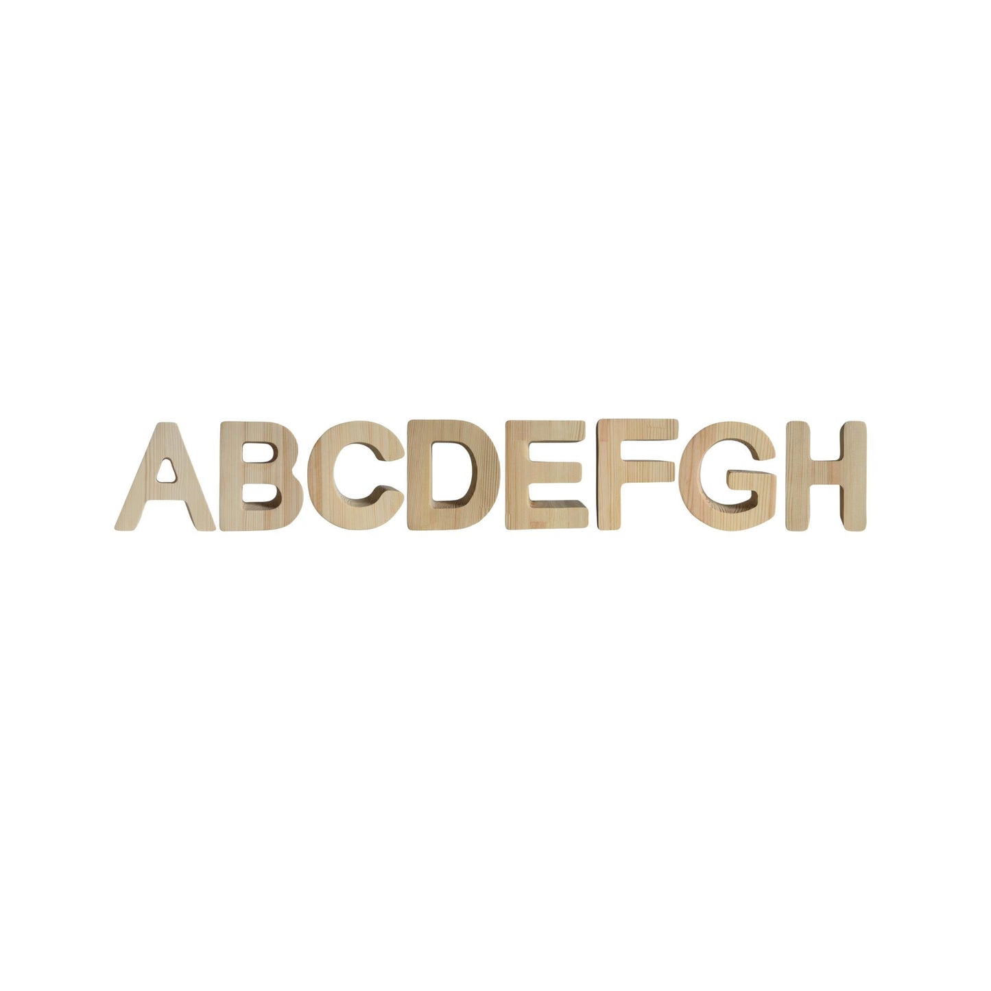 Personalized Wooden Letter Decorative Alphabet for Kids' Room Wall or Shelf Name Sign Custom Word Initial Gift for Baby Child Nursery Decor