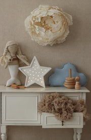 Hölzernes Sternen-Nachtlicht Kinderzimmerlampe Handgemachtes Babygeschenk Himmel- und Sterne-Dekor Kleine Lichter Sternlampe Galaxie-inspirierte Kinderzimmerlampe