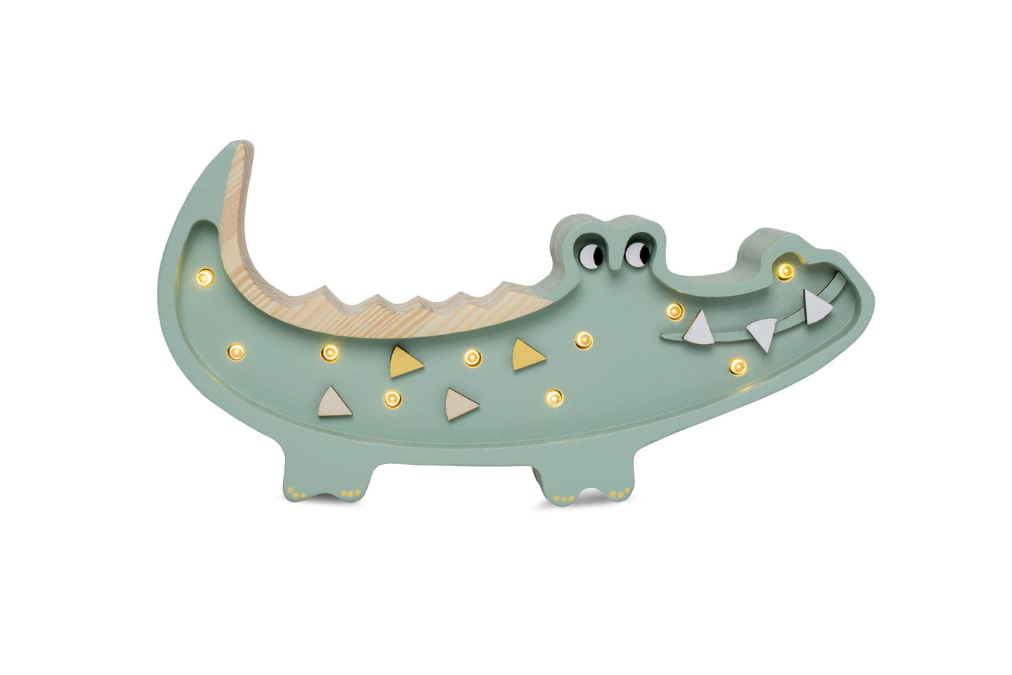 Hölzernes Krokodil-Nachtlicht für Kinder, Safari-Lampe, Boho-Kinderzimmerdeko für Jungen, Babyparty- und Geburtstagsgeschenk, Dschungel-Thema, Alligator, Jungenzimmer