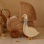 Holz Nachtlicht Weiße Gans Rustikale Kinderzimmerlampe Bauernhausstil Kinderzimmer Mädchen Deko Babyparty Geschenk Lustige Boho Ente Wandlampe Bauernhaus