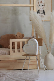 Holzherz-Lampe – Handgemachtes LED-Nachtlicht für Kinder – Romantische Kinderzimmerdeko – Liebesgeschenk – Little Lights