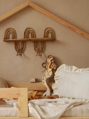 Little Lights Meerjungfrauenlampe – LED-Nachtlicht aus Holz für Kinder – Magische Ozean-inspirierte Kinderzimmerdeko – Handgemachtes Geschenk für Mädchen