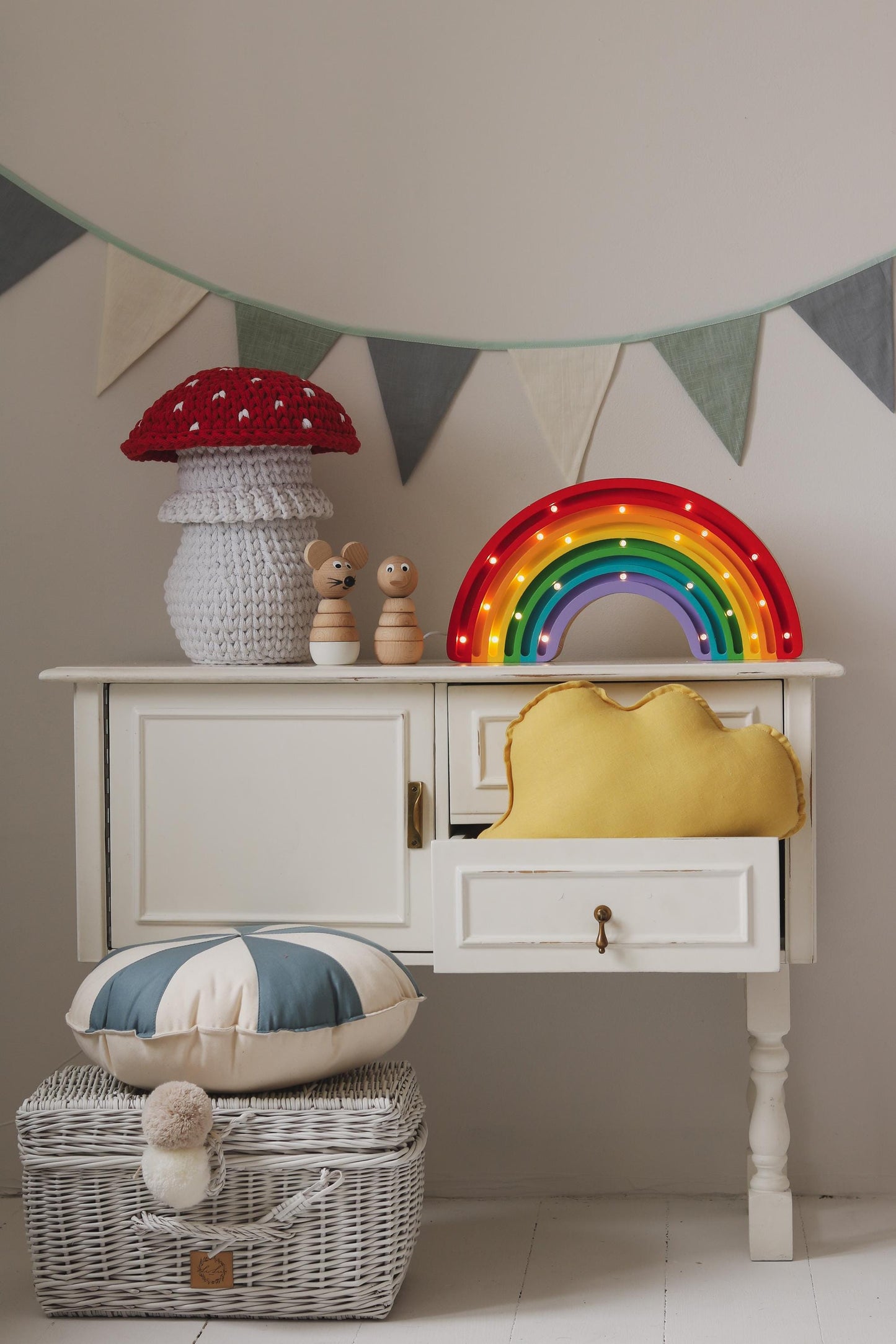 Hölzernes Regenbogen-Nachtlicht Kleinkind Schlafzimmerlampe Montessori Babyzimmer Deko Montessori Regenbogenlampe Holz Baby Lampe Kinderzimmer Deko