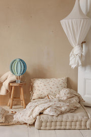 Heißluftballon-Lampe aus Holz Nachtlicht Kinderzimmer Wanddekoration Montessori-Zimmer Geschenk für abenteuerlustigen Jungen Kleiner Reisender Retro Kinderzimmer Blau Jungen