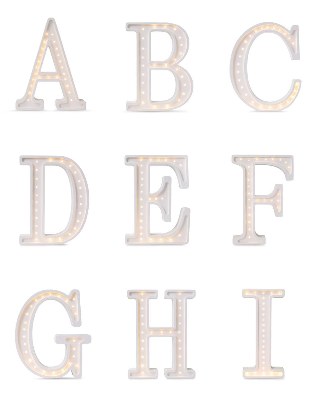 Wooden Letter Light Personalized Lamp for Kids Room Monogram Shaped Wooden LED Letters Wall Nursery Initials A Z Personalized Name Sign Baby