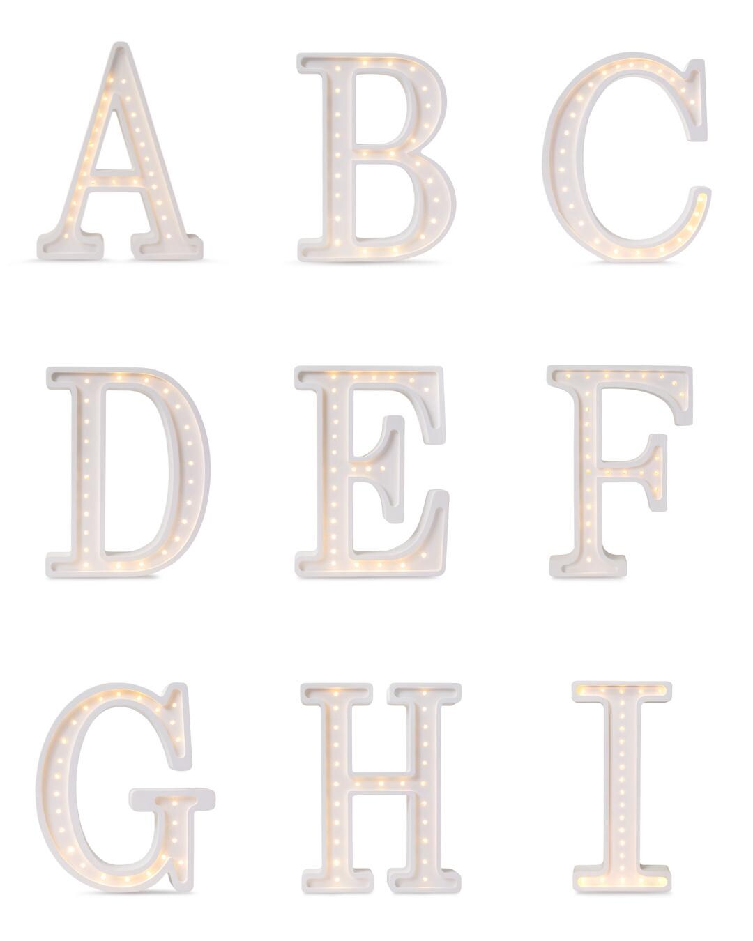 Wooden Letter Night Light Personalized Lighting Teen Room Monogram Shaped Lamp 3D Letters Wall Decor Initials C Newborn Gift Typography Name