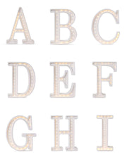 Holzbuchstabe Nachtlicht Personalisierte Beleuchtung Jugendzimmer Buchstabenförmige Lampe 3D Buchstaben Wanddeko Initialen C Neugeborenen-Geschenk Typografie Name