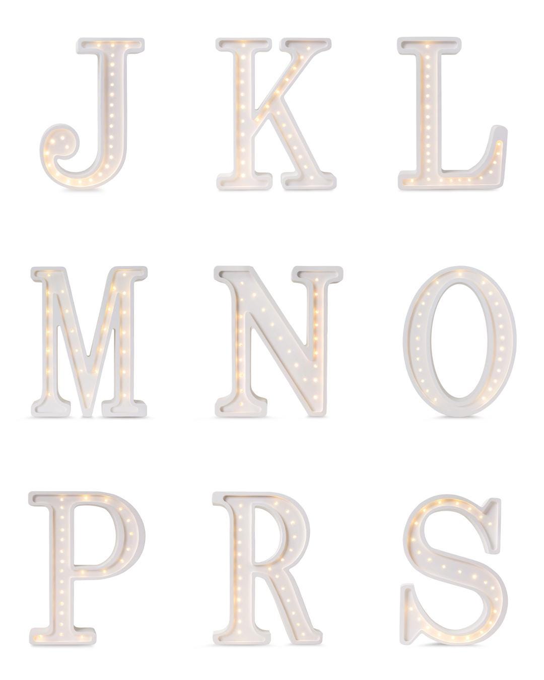 Hölzernes Buchstabenlicht – Personalisierte Beleuchtung für Kinderzimmer – Buchstabenförmige Lampe – Hölzerne LED-Buchstaben – Wand-Initialen A-Z Personalisierter Buchstabe
