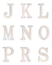 Wooden Letter Light Personalized Lighting for Kids Room Monogram Shaped Lamp Wooden LED Letters Wall Initials A to Z Newborn Gift Nightlight