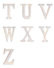 Wooden Letter Light Personalized Lamp for Kids Room Monogram Shaped Wooden LED Letters Wall Nursery Initials A Z Personalized Name Sign Baby