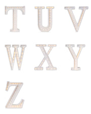 Wooden Letter Light Personalized Lighting for Kids Room Monogram Shaped Lamp Wooden LED Letters Wall Initials A to Z Newborn Gift Nightlight