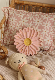 Blumen-Holzlampe Gänseblümchen Weiß Nachtlicht LED Kinderzimmer Boho Deko Handgemachte Lampe für Mädchen Kinderzimmer Boho Kinderzimmer Geschenk zur Mädchen Taufe
