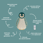Pinguin Nachtlicht Nachttischlampe und Wandleuchte Beleuchtung für Kinderzimmer Kinderzimmerdekoration Arktisches Thema Tier Winterwunderland