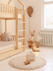 Hölzerne Vogelnachtlichtlampe für Mädchenzimmer Nachttischlampe und Wanddekoration Kinderzimmerlicht Boho Vogel Cappuccino Babypartygeschenk