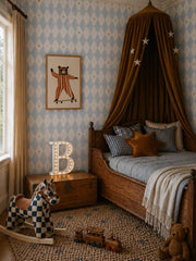 Holzbuchstaben Nachtlicht Personalisierte Beleuchtung Kinderzimmer Monogramm Geformte Lampe Holzbuchstaben Deko Wandinitialen B Neugeborenen Geschenk Typografie