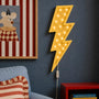 Little Lights Lightning Bolt Night Light | Yellow