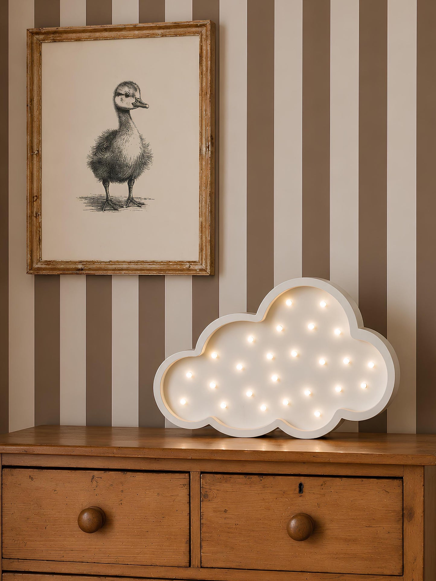 Wooden Cloud Night Light White Nursery Decor Kids' Room Handmade Lamp Baby Gift Sky Wall Montessori Boho Dreamy Lighting Soft Glow Minimal