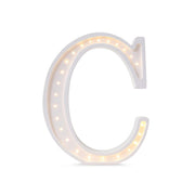 Holzbuchstabe Nachtlicht Personalisierte Beleuchtung Jugendzimmer Buchstabenförmige Lampe 3D Buchstaben Wanddeko Initialen C Neugeborenen-Geschenk Typografie Name