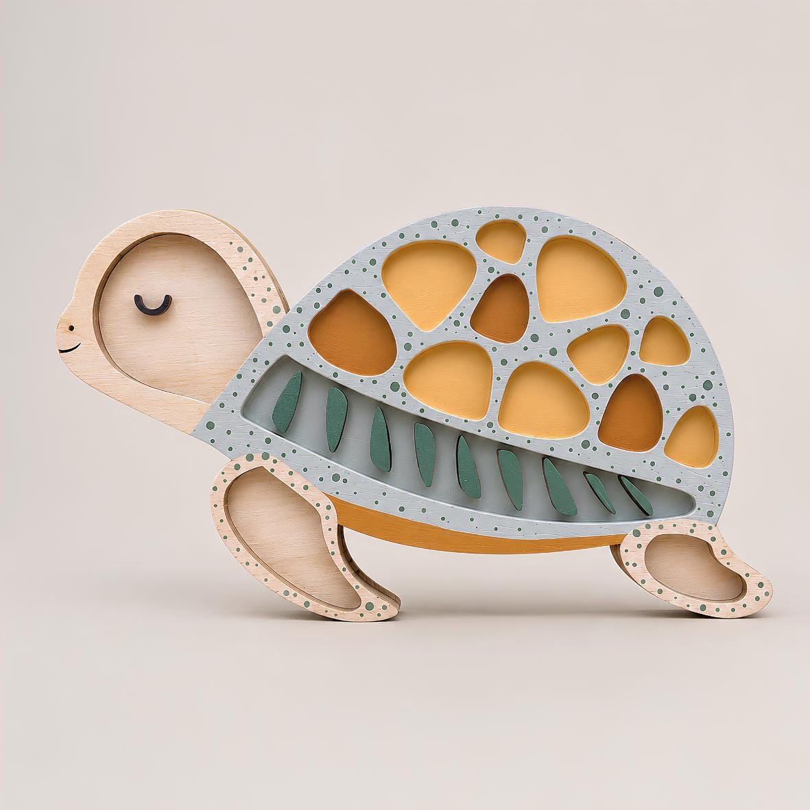 DIY Wooden Turtle Painting Kit for Kids Montessori Craft Kit Handmade Paint Your Own Crafty Ocean Decor Sea Animal Nautical Waldorf Toy