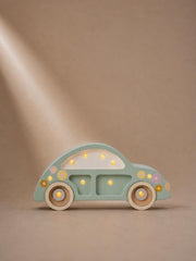 Niedliche Käfer-Auto-Nachtlampe Kinderzimmer-Deko Handgemachte Abenteuer-inspirierte Deko Kinderzimmer-Handgefertigte Holz-Kinderzimmerlampe-Einzigartiges Babygeschenk